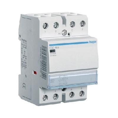 Фото Контакторы электромагнитные постоянного и переменного тока, Контактор Hager Контактор ESC465 63А 2НО+2НЗ 230В Hager