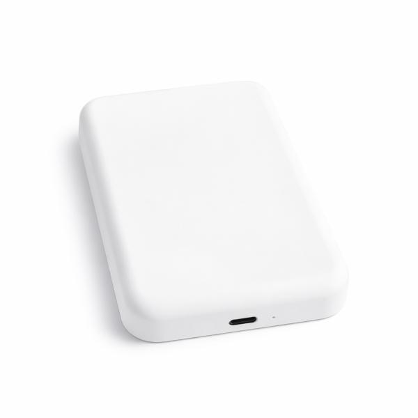Фото PowerBank, внешние аккумуляторы Магнитный павербанк Magnetic Battery Pack 20000 mAh с беспроводной зарядкой 15W (MagSafe совместимый), белый