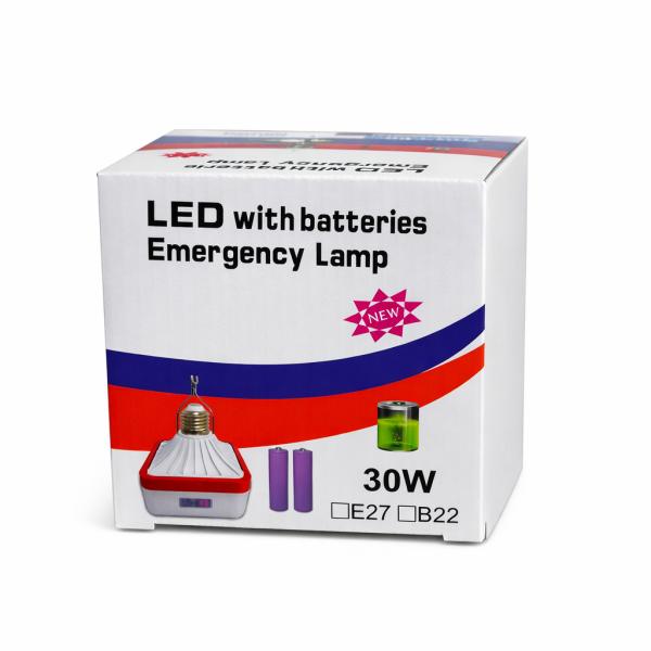 Фото Фонари, прожекторы, светильники Светодиодная аварийная лампа Z-836 с аккумулятором аварийного и резервного освещения 30 Вт