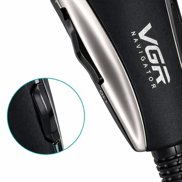 Фото Красота и здоровье Профессиональная машинка для стрижки волос + 4 насадки, VGR V-033 / Мужской триммер