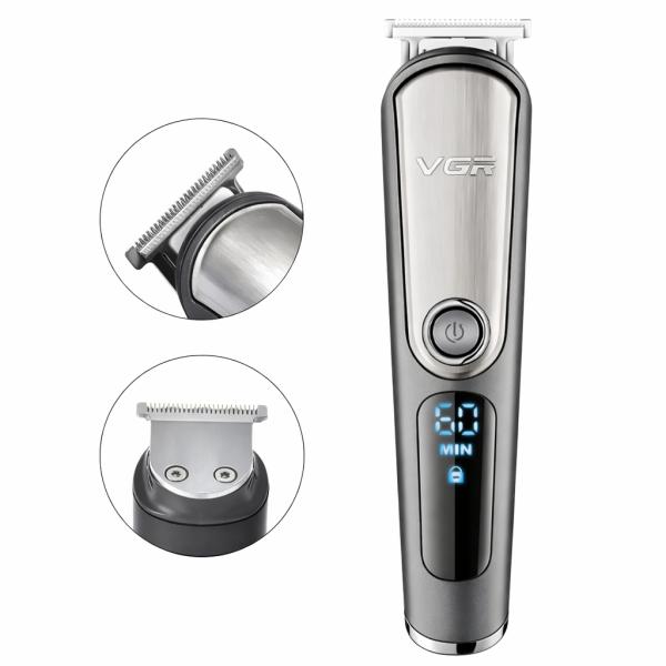 Фото Красота и здоровье Машинка для стрижки волос, носа, бороды 5в1, VGR V-105 / Беспроводной аккумуляторный триммер / Электробритва
