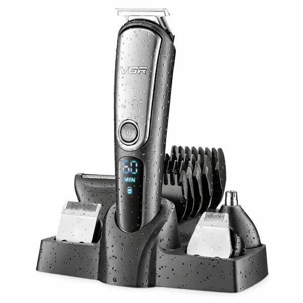 Фото Красота и здоровье Машинка для стрижки волос, носа, бороды 5в1, VGR V-105 / Беспроводной аккумуляторный триммер / Электробритва