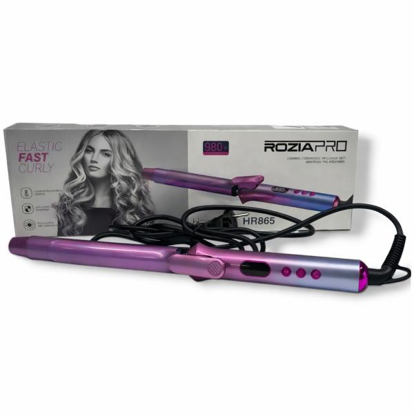 Фото Красота и здоровье Керамическая плойка для волос 35Вт, 25мм, ROZIA HR-865 / Плойка для завивки волос / Плойка для локонов