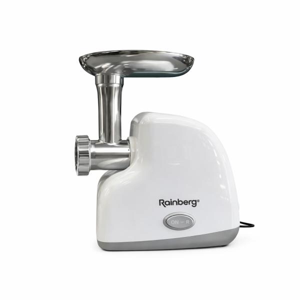 Фото Все для кухни Домашняя электрическая мясорубка Rainberg RB-2319 3000 Вт с реверсом белая