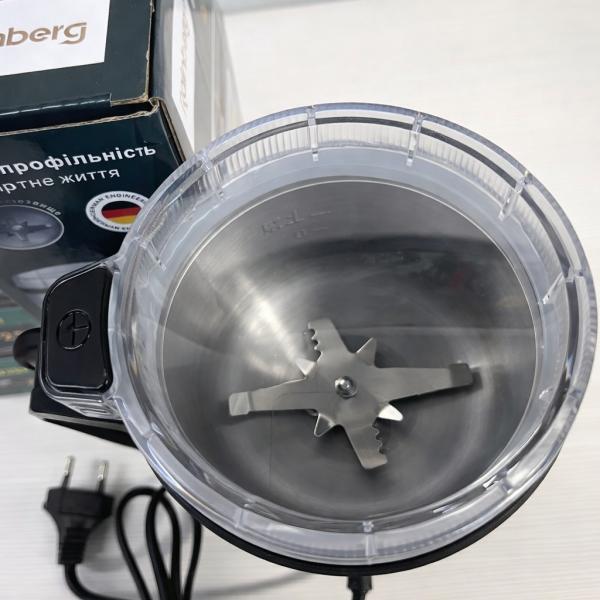 Фото Все для кухни Кофемолка Rainberg RB-2334 600 Вт для быстрого и равномерного помола кофе и специй