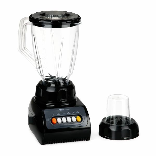 Фото  УЦЕНКА! Блендер 2 в 1 Domotec MS-9099, 250 Вт, со стеклянной чашей 1,5 л и кофемолкой, 4 скорости (Плохая упаковка 3436)