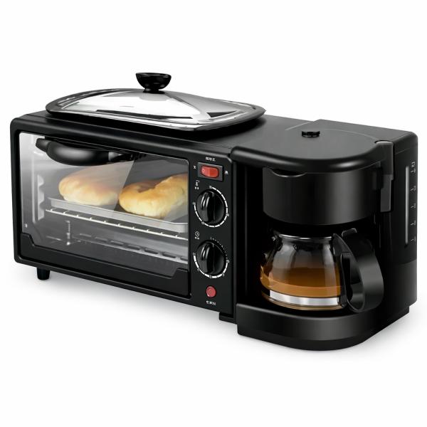 Фото  УЦЕНКА! Электрическая печь + кофеварка + гриль 3в1 Zepline ZP-116 на 12 л 1250Вт (Плохая упаковка 3400)