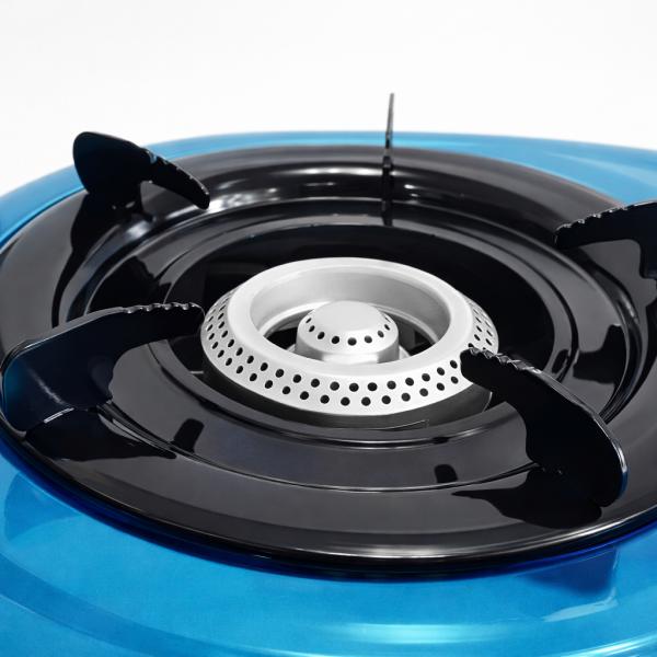 Фото  УЦЕНКА! Газовая плита Rainberg RB-2233 2 конфорки Настольная для баллона (Плохая упаковка, вмятина 3431)