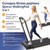 Складная беговая дорожка Sperax Walking Pad 3-в-1 DOR-1717 Black, до 150 кг, скорость до 12 км/ч, тихая, двигатель 3.0 л.с