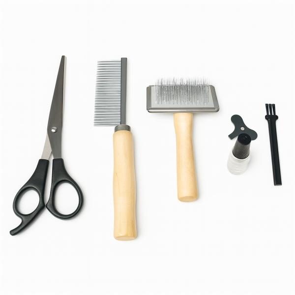 Фото  УЦЕНКА! Машинка для стрижки собак и кошек Geemy GM-1023, 4 насадки, щетки (Повреждение корпуса 3363)