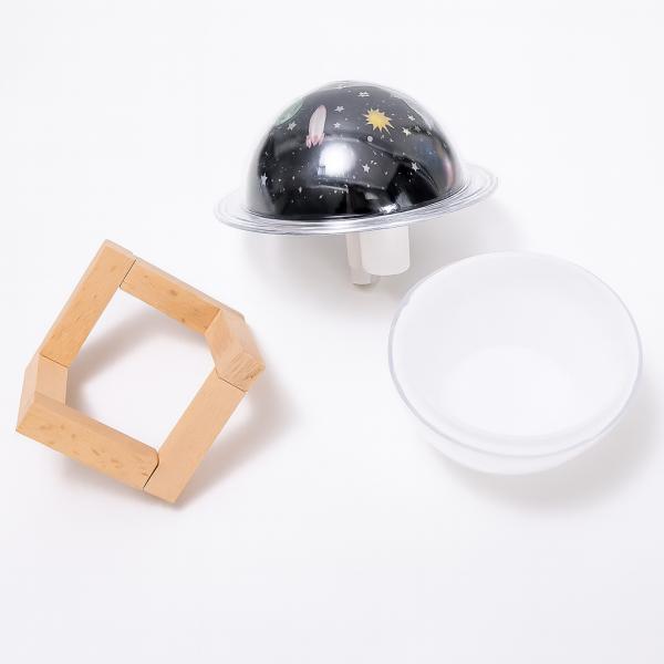 Фото  УЦЕНКА! Увлажнитель воздуха проектор Звездное небо/ сатурн / Настольный светильник ночник Проекционный (Плохая упаковка 3365)