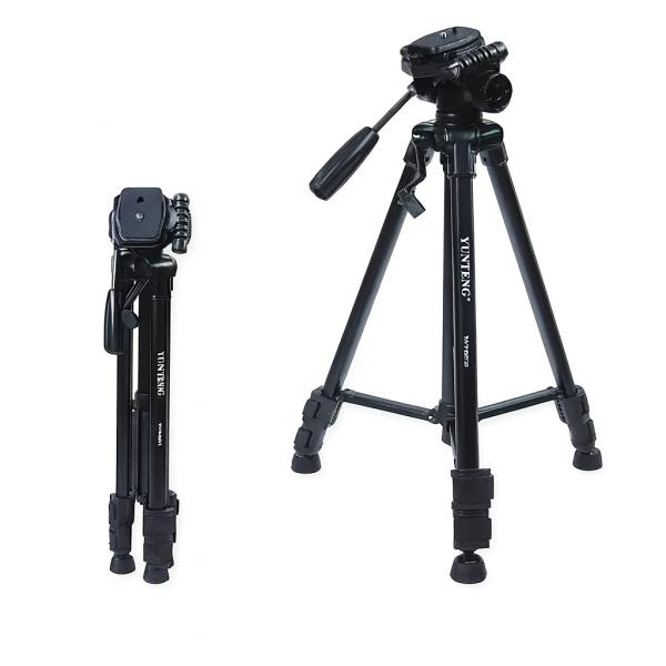 Фото  УЦЕНКА! Штатив трипод с пультом ДУ профессиональный для камеры и телефона YF-3388 (Нет упаковки 33663320)