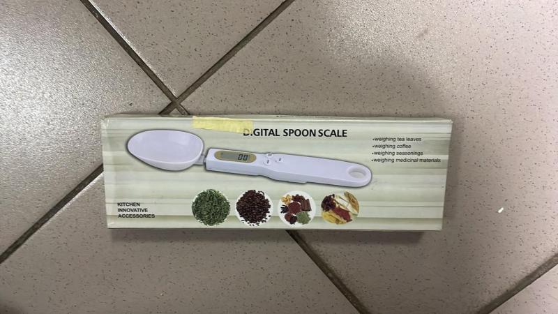 Фото  УЦЕНКА! Электронная Мерная ложка-весы цифровая до 500г для кухни (Повреждение на индикаторе 3376)