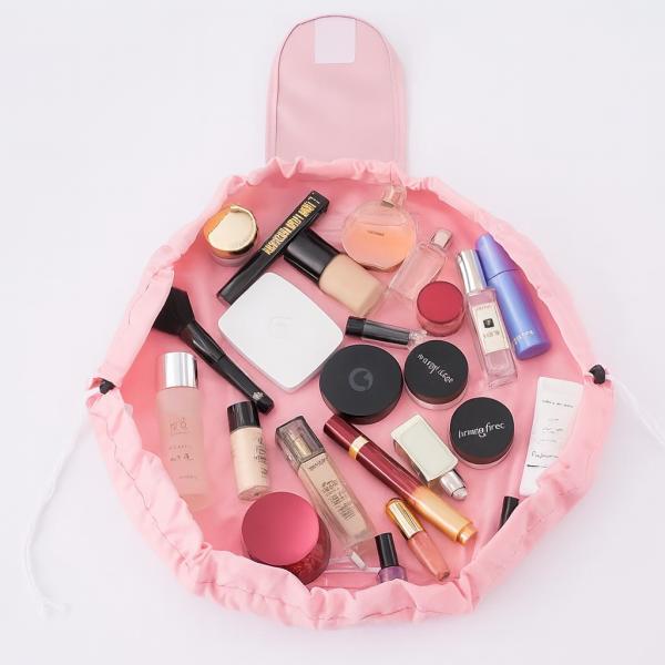 Фото  УЦЕНКА! Дорожная косметичка-органайзер, вместительная, карманы, ручка (Нет упаковки 3381)