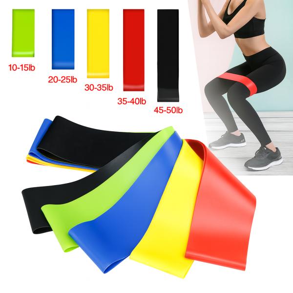 Фото  УЦЕНКА! Набор фитнес-резинок, петли, силовые упражнения и растяжка (Не полный комплект 3388)