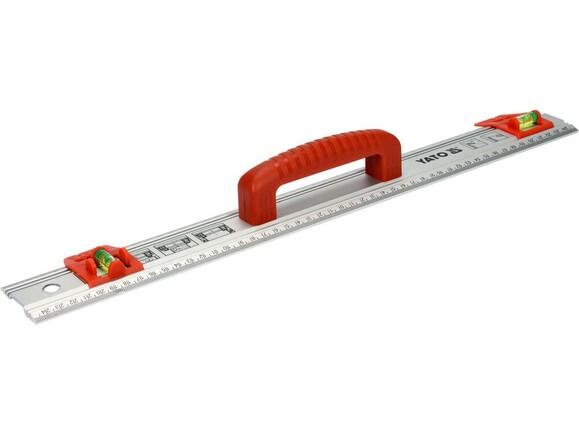 Линейка с ручкой Yato 500x59x2 мм (YT-70713)