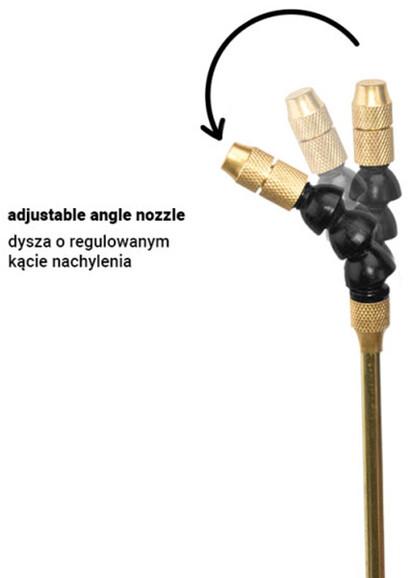 Телескопическая латунная штанга BRADAS 60-89 см (ASA02-6089)