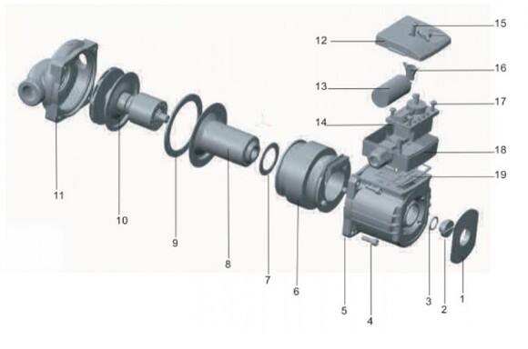 Циркуляционный насос SHIMGE XPS 32-8-180 (1036253)