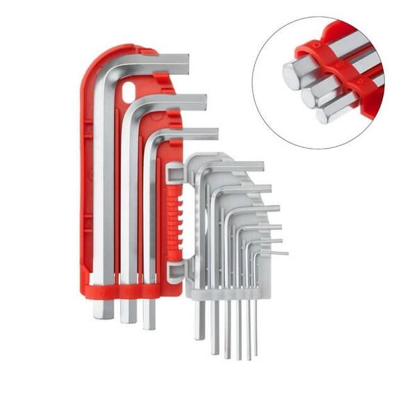 Набор Г-образных ключей Intertool HT-1801