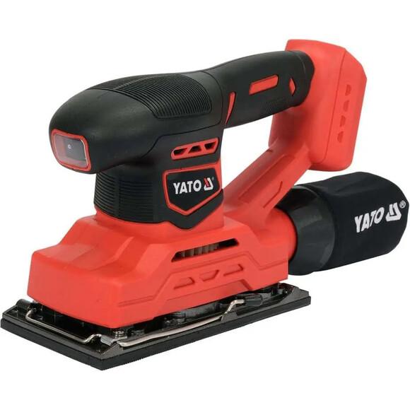 Шлифмашина вибрационная YATO YT-82751 (без АКБ и ЗУ)