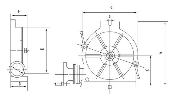 Поворотный стол Bernardo HV 16 (27-1005)