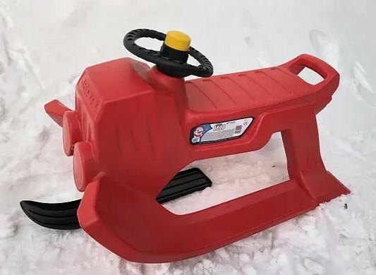 Санки Prosperplast JEPP CONTROL, красные (5905197095929)