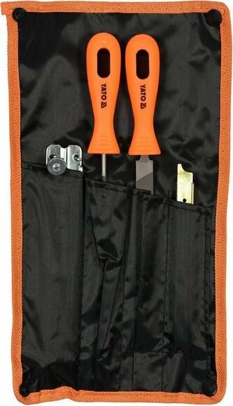 Средство для заточки отрезных цепей с напильником Yato 4 мм, 4 шт (YT-85040)