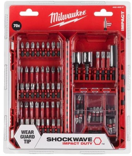 Набор бит Milwaukee SHOCKWAVE, 70 шт. (4932492007)