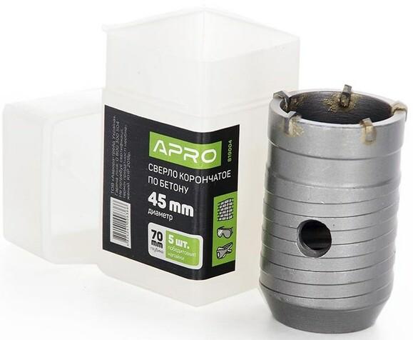 Сверло корончатое по бетону APRO 45 мм (819004)