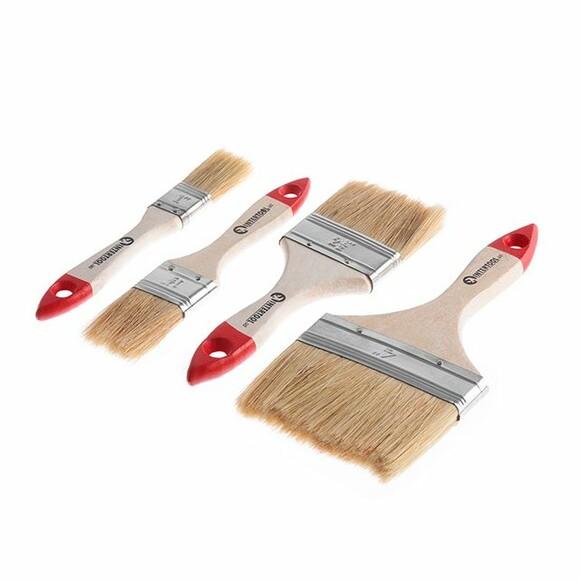 Набор кистей флейцевых Intertool 4 шт. (KT-1004)
