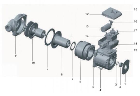 Циркуляционный насос SHIMGE XPS 25-4-130 (1045382)