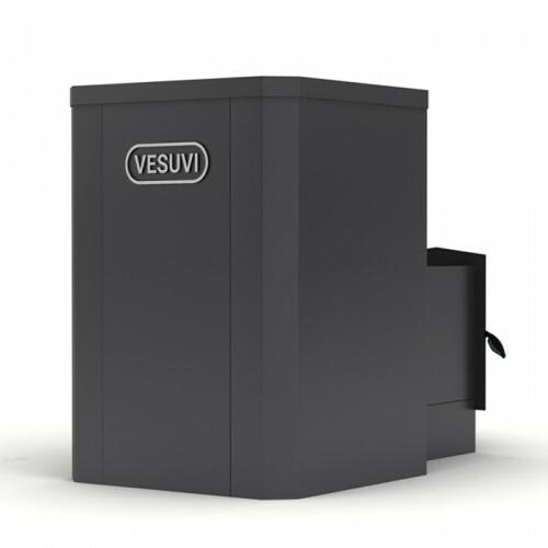 Печь для бани и сауны VESUVI классик 30 куб.м с выносом и стеклом 305*305 (PBS-VKlas30-30V)