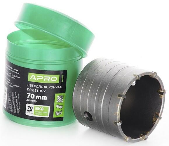 Сверло корончатое по бетону APRO 70 мм (819008)