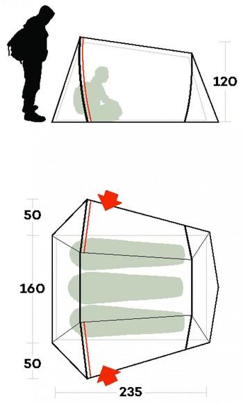 Палатка Ferrino Lightent 3 Pro Olive Green (92173LOOFR)