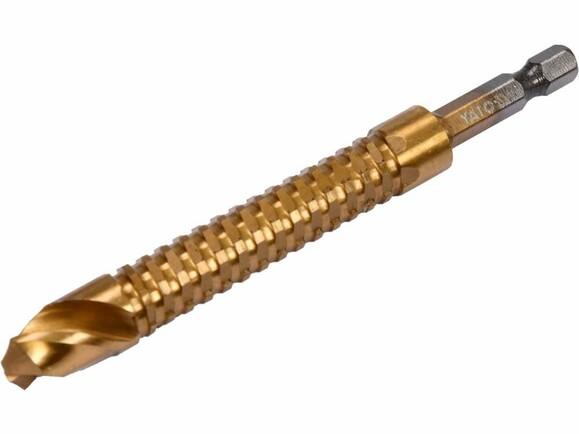 Сверло Yato фрезеровочное по металлу HSS-TIN 12мм 115мм HEX 1/4" (YT-44830)