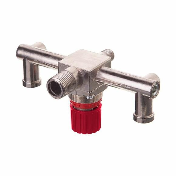 Контрольно-распределительный блок компрессора с регулятором давления Intertool (PT-9092)