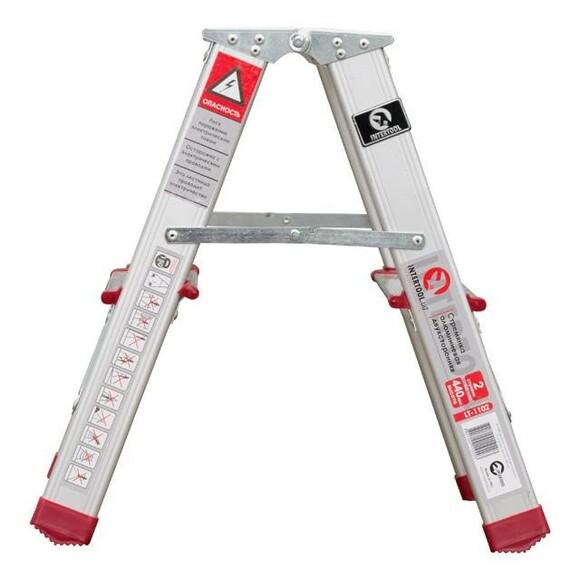 Стремянка двусторонняя Intertool 2 ст. (LT-1102)