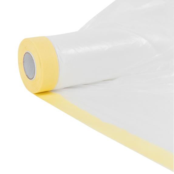 Защитная пленка Сталь с малярной лентой 1400 мм х 20м (36114)