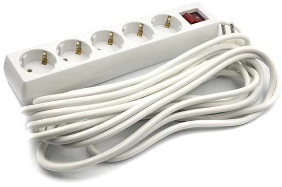 Сетевой фильтр PowerPlant JY-1052/7 (7 м, 3x1.0 мм.кв., 8А, 5 розеток, евростандарт) (PPSA08M70S5)