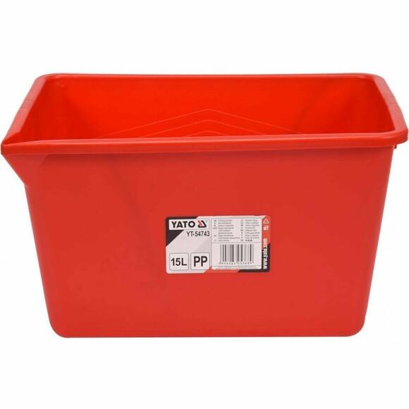Ведро для малярных работ Yato 15 л, пластиковое (YT-54743)