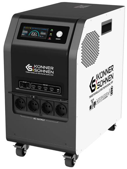 Зарядная станция Konner&Sohnen KS 3000PS-NEW (3200 Вт·ч / 3000 Вт)