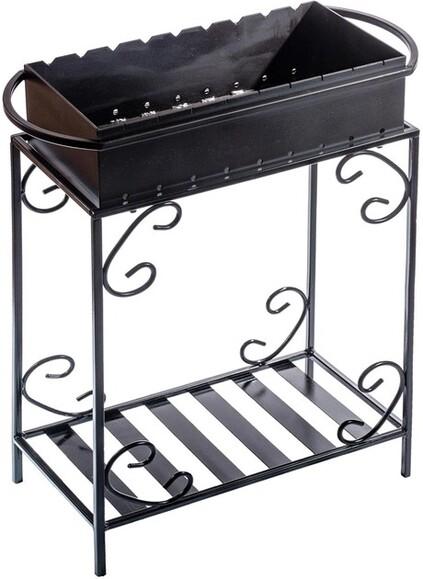 Мангал Mzavod с дровницей на 9 шампуров (M9-4D)