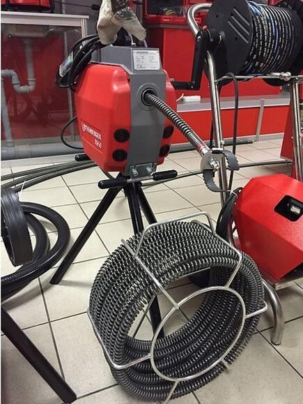 Машина для прочистки труб Rothenberger R650" 5 спиралей 22 мм (7_2680)