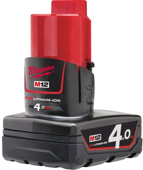 Аккумулятор Milwaukee M12 B4 (4Ач) (4932430065)