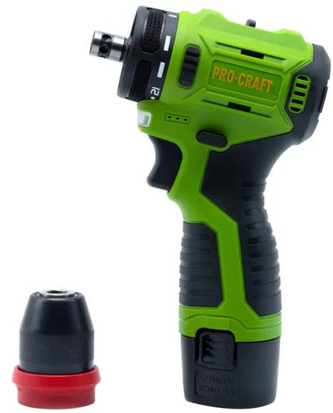Аккумуляторный шуруповерт PROCRAFT PA-12 PRO DFR