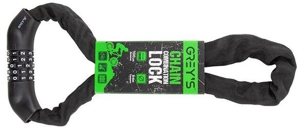 Велозамок цепной Grey's 6х1000 мм (GR40610)