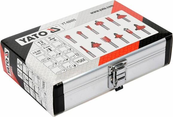 Фрезы по дереву Yato 8 мм, 12 шт (YT-68005)