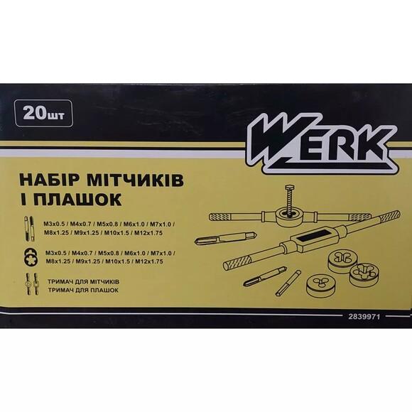 Набор метчиков и плашек Werk 20 шт. (122732)