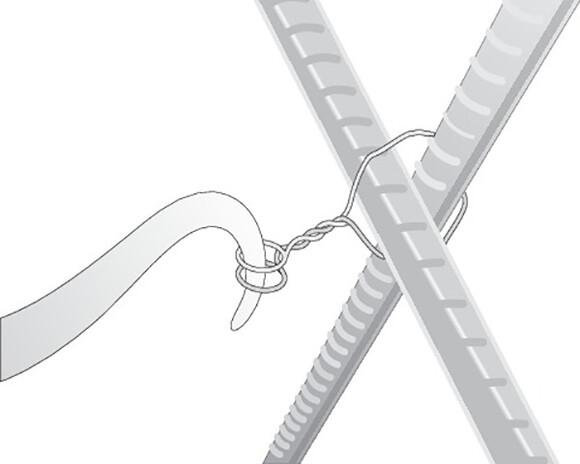 Крюк для вязания арматуры Yato 210 мм (YT-54230)