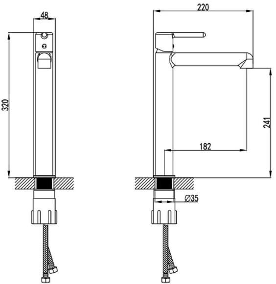 Смеситель для раковины Devit Do It 5050020